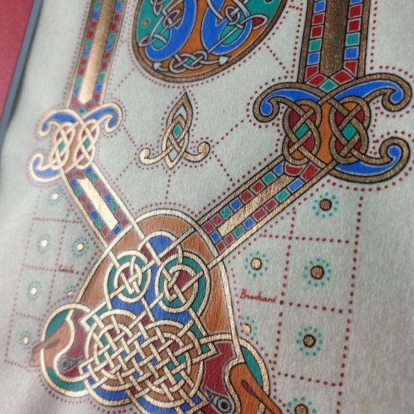 Illuminierter V-Brief franz&ouml;sisch-s&auml;chsischer Stil