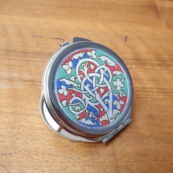 Taschenspiegel "Wei&szlig;e Rebe"