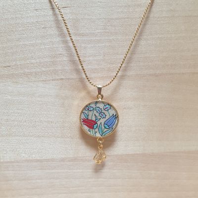  Tour de cou avec chaîne maille serpent